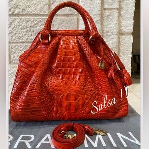 🌶️🌶️ NWT!!! Brahmin 🌶️SALSA LADY MELBOURNE🌶️Sara Rose Satchel